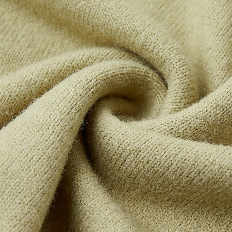 ML2214 Áo len dệt kim dài tay khâu tay ML2214 Áo len dệt kim dài tay khâu tay