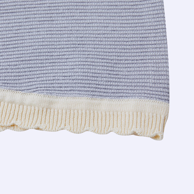 ML2210 Áo len đan sợi có cổ búp bê kiểu Pháp có khóa ngọc trai ML2210 Áo len đan sợi có cổ búp bê kiểu Pháp có khóa ngọc trai