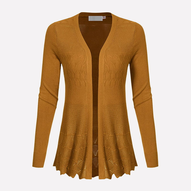 Áo khoác cardigan dệt kim dài tay cổ chữ V SM-K0072 Áo khoác cardigan dệt kim dài tay cổ chữ V SM-K0072