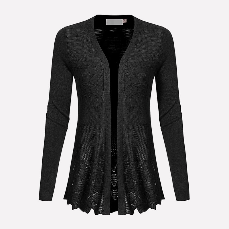 Áo khoác cardigan dệt kim dài tay cổ chữ V SM-K0072 Áo khoác cardigan dệt kim dài tay cổ chữ V SM-K0072